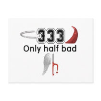 333 Half Bad Postcards