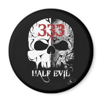 333 Half Evil magnets by TheSkullster 333 Half Evil magnets