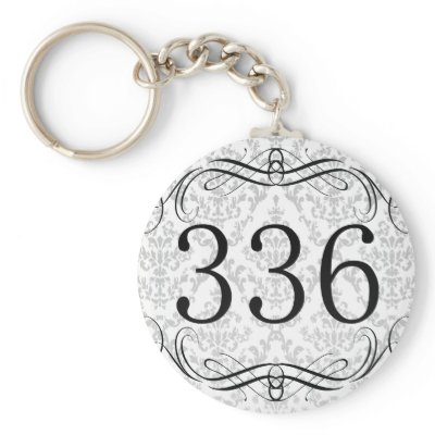 336 Area Code Keychain by AreaCodes