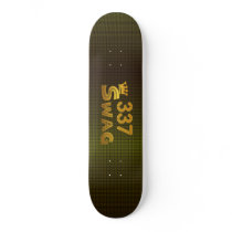 337 Area Code Swag Skateboard