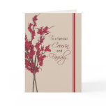 3394 Cousin and Family Holly Berries Christmas Cards