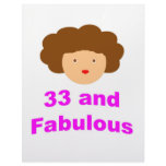 33 and Fabulous! Letterhead Design