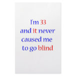 33 never gone blind stationery