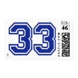 33 - number stamp