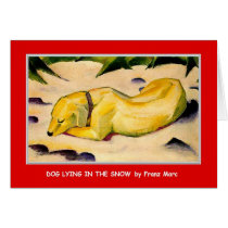 33a  Dog Lying in the Snow cards