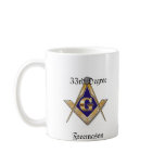 33rd Degree Freemason White Mug