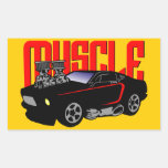 341 Cartoon Muscle Car Stickers