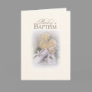 3429 Baby's Baptism Shoes Yellow Roses Cards