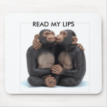34511, READ MY LIPS mousepads