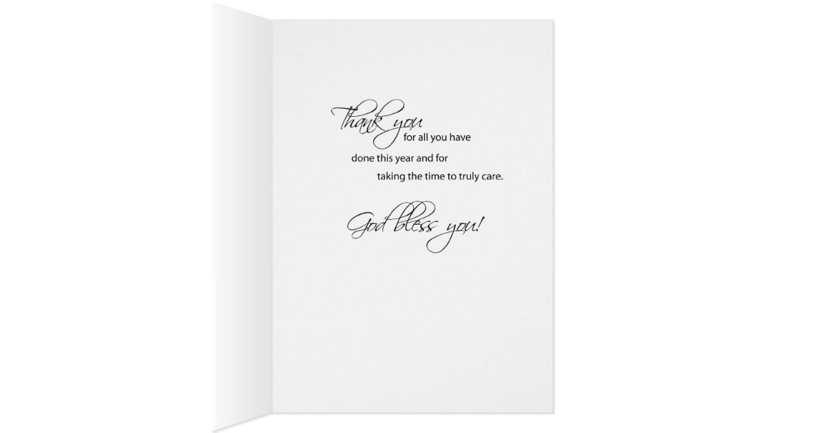 3495 Teacher Thank You, Apple Religious Card Zazzle
