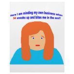 34 bites me in the ass custom letterhead