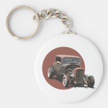 34 Coupe Rat Rod Keychains
