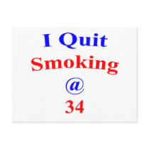34 I Quit Smoking Postcards