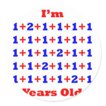 34 Years old! Sticker