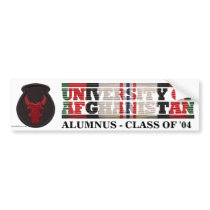 34th Infantry Division U of Afghanistan Sticker Bumper Stickers