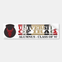 34th Infantry Division U of Iraq Alumnus Sticker Bumper Sticker