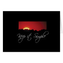 3506 Keep it Simple 12 Step Anniversary Card