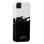 350Z Rolling Shot with White Brushstroke logo Iphone 4 Cases