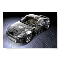 350Z Silver Internal posters