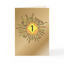 3526 Recovery 1 Year Anniversary Sun Card