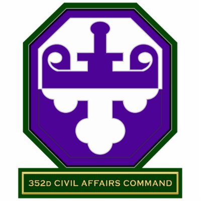 352d Civil Affairs Command SSI Photo Sculpture by a2zgraphicsworks