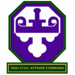 352d Civil Affairs Command SSI Photo Sculpture