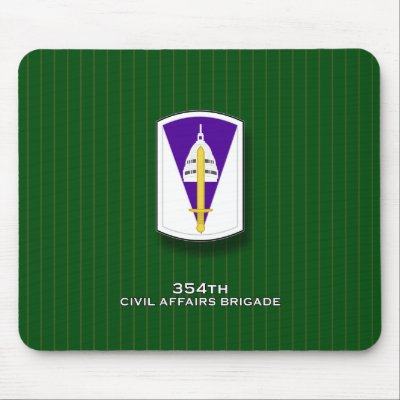 354th Civil Affairs Brigade SSI Mouse Pads by a2zgraphicsworks