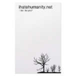 35638ad, ihatehumanity.net, i do / do you? custom stationery