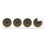357 Magnum brass shell casing Bumper Stickers