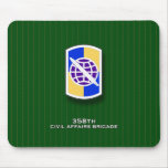 358th Civil Affairs Brigade SSI Mouse Pad