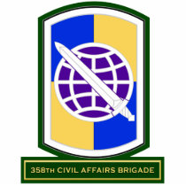 358th Civil Affairs Brigade SSI photo sculptures by a2zgraphicsworks 358th Civil Affairs Brigade SSI photo sculptures