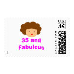 35 and fabulous postage stamps
