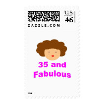 35 and fabulous stamp