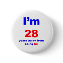 35 Birthday Pinback Buttons