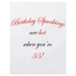 35 Birthday Spanking Flyer Design