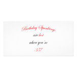 35 Birthday Spanking Photo Card Template