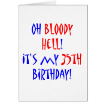 35 Bloody Hell cards