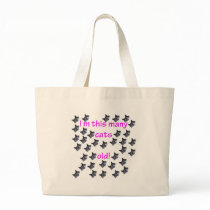 35 Cat Heads Old Canvas Bag