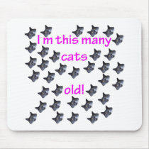 35 Cat Heads Old Mousepad