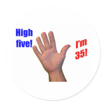 35 High Five! Sticker