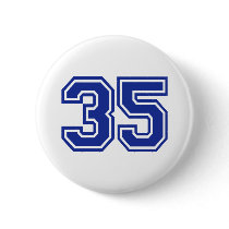 35 - number pinback buttons