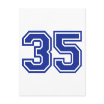35 - number post cards