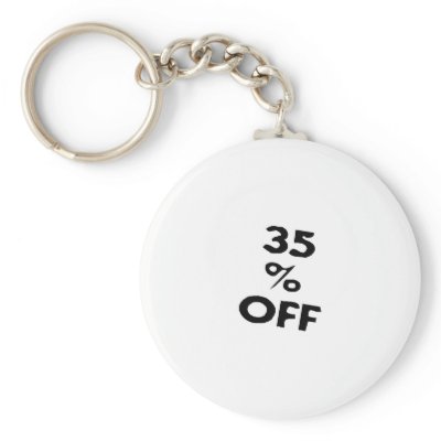 35 Percent Off Key Chains by TeeZazzle