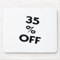 35 Percent Off Mouse Mat