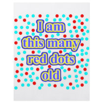 35 Red Dots Old Full Color Flyer