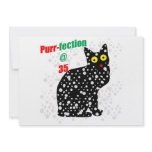 35 Snow Cat Purr-fection Custom Announcements