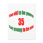 35 Too Old Post Cards