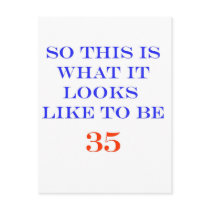 35 What It Looks Like Postcards
