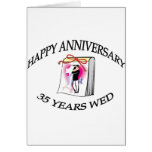 35 Year Anniversay Card