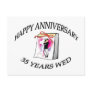35 Year Anniversay Post Card